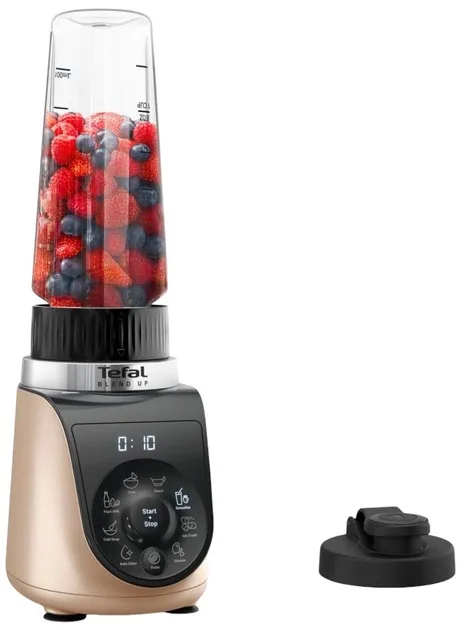 Стаціонарний блендер Tefal нержавіюча сталь 12,8х18,2х38,5 см чорний пісочний