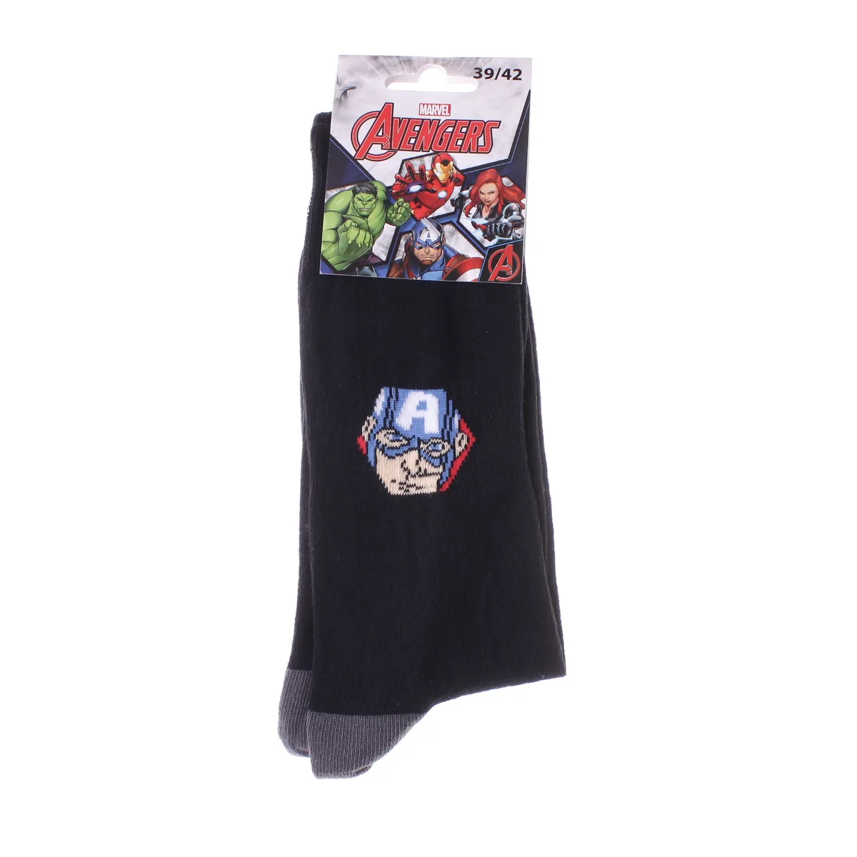 Шкарпетки MARVEL хлопок 39-42 черные