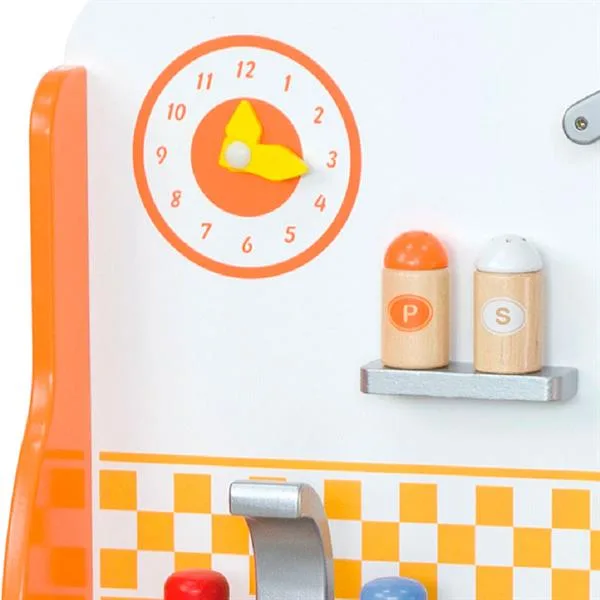 Детская кухня Viga Toys дерево 60х38х13 см разноцветная