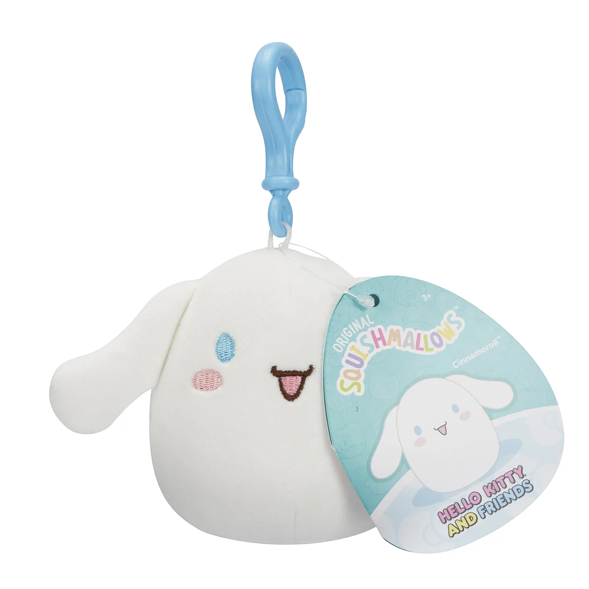 М'яка іграшка Squishmallows поліестер 9 см біла