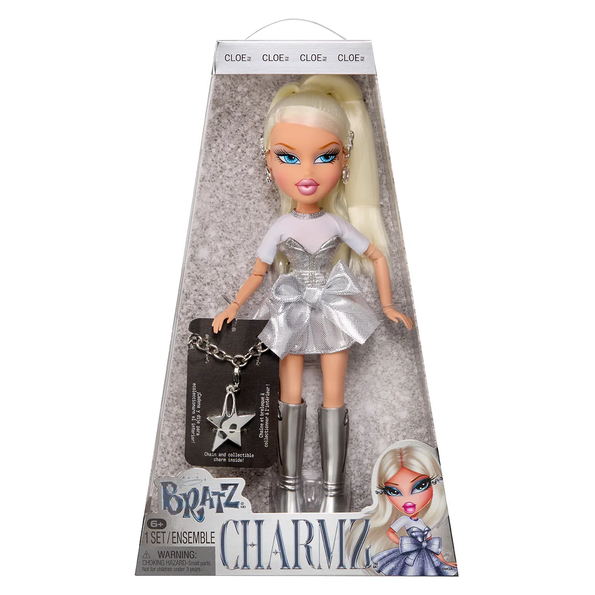 Ігровий набір Bratz Charmz комбіновані матеріали 27 см хромований