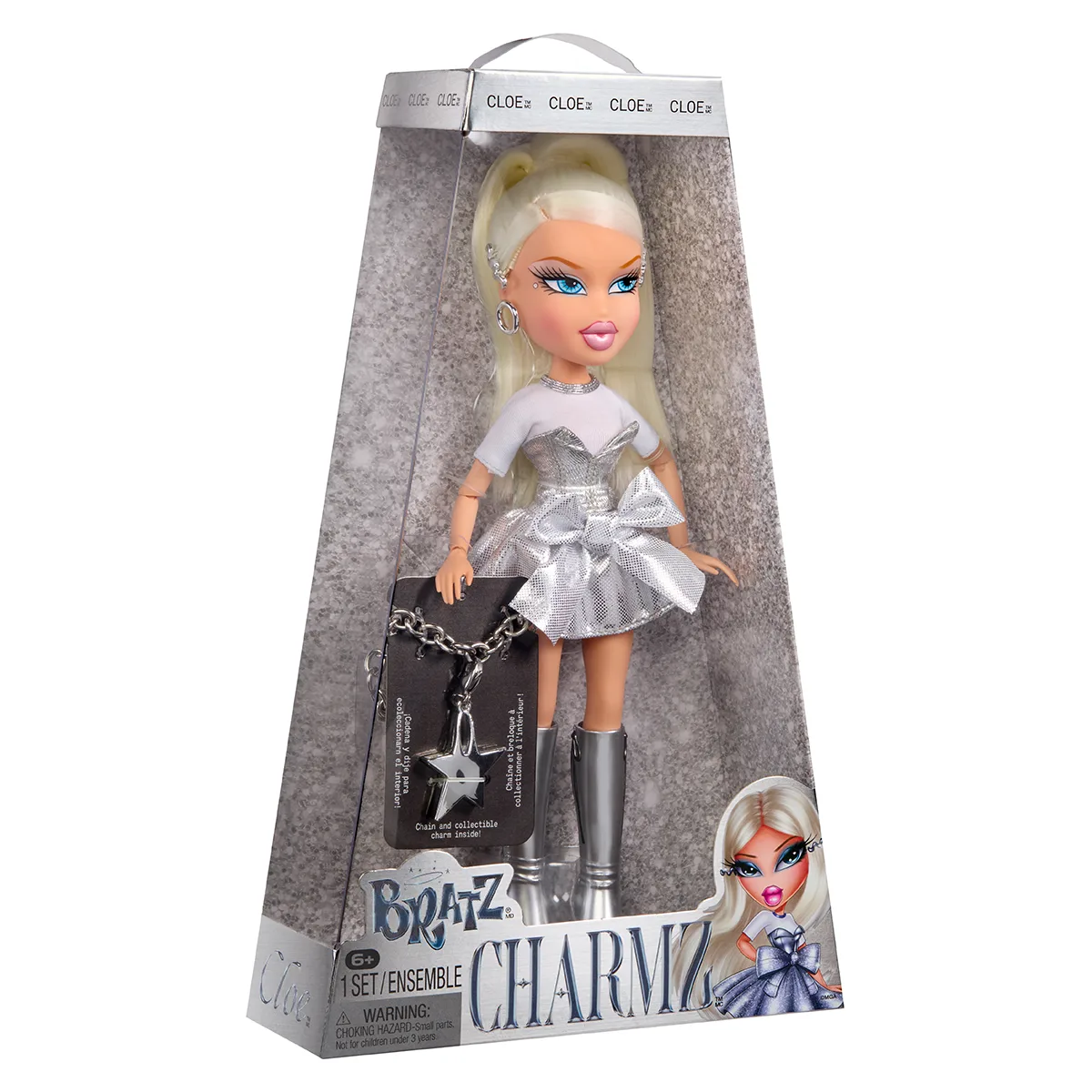 Ігровий набір Bratz Charmz комбіновані матеріали 27 см хромований