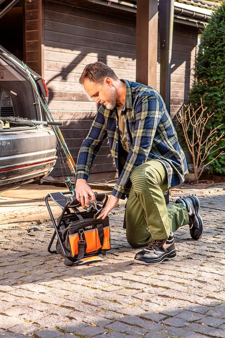 Штани робочі Neo Tools Camo Olive оливкові для чоловіків з бавовни поліестеру універсальні брюки