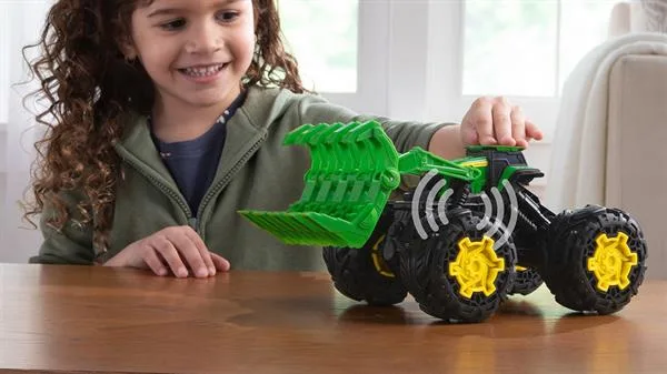 Трактор John Deere Kids пластик 30х17х18 см зеленый желтый черный