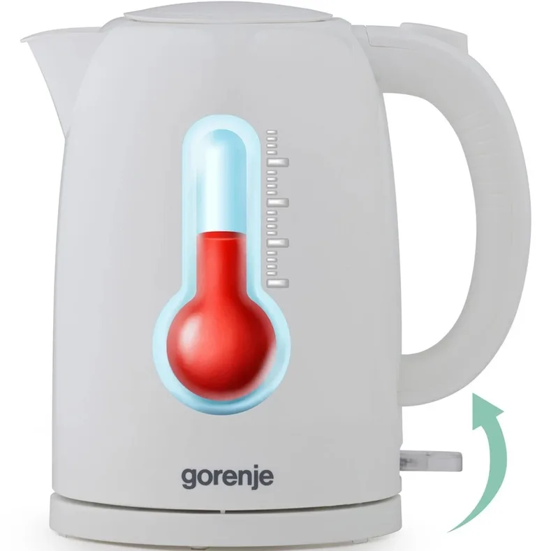 Электрочайник Gorenje пластиковый 1,7 л 2200 Вт белый