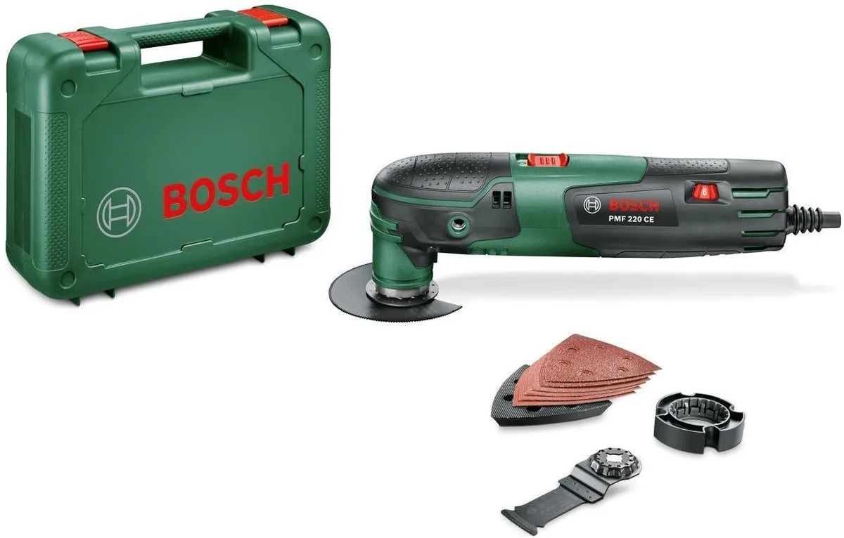 Акумуляторний реноватор Bosch PMF 220 C, 220 Вт, 15000-20000 об/хв, 1.1 кг - універсальний інструмент для ремонту.