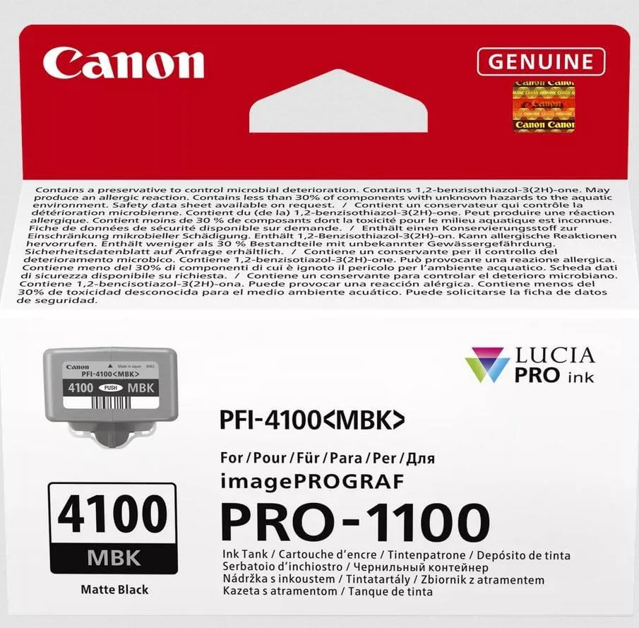 Картридж струменевий Canon PFI-4100 imagePROGRAF PRO-1100 Matte Black