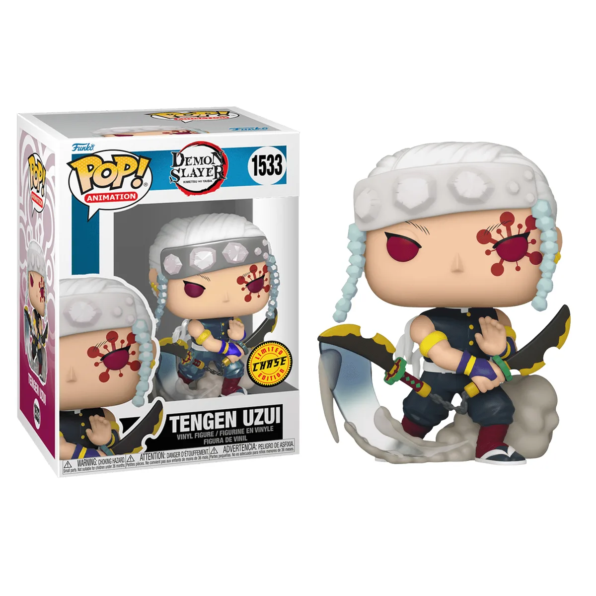 Ігрова фігурка Funko POP! вінілова 6х5,5х11,4 см Вбивця демонів Тенген Chase