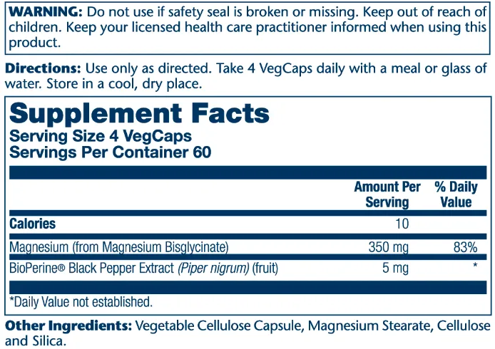 Solaray Magnesium Glycinate 350mg 240 VegCaps на українську мову буде: 

Solaray Магній Гліцинат 350мг 240 Вегетаріанських капсул.