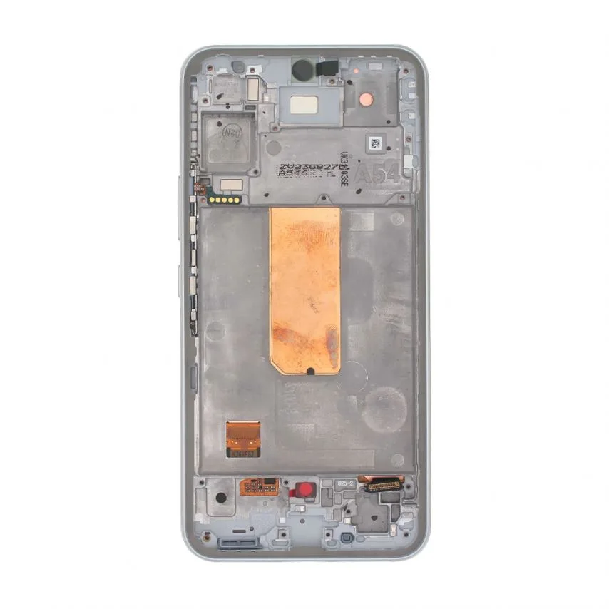 Дисплей Samsung Super AMOLED 6,4" білий з сенсором та рамкою Service Original