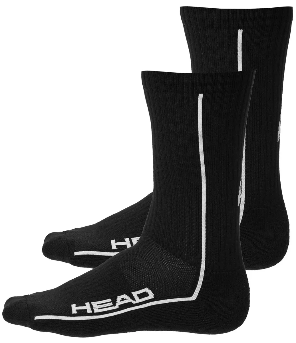 Шкарпетки Head поліестер 43-46 чорний чоловічі 2 пари