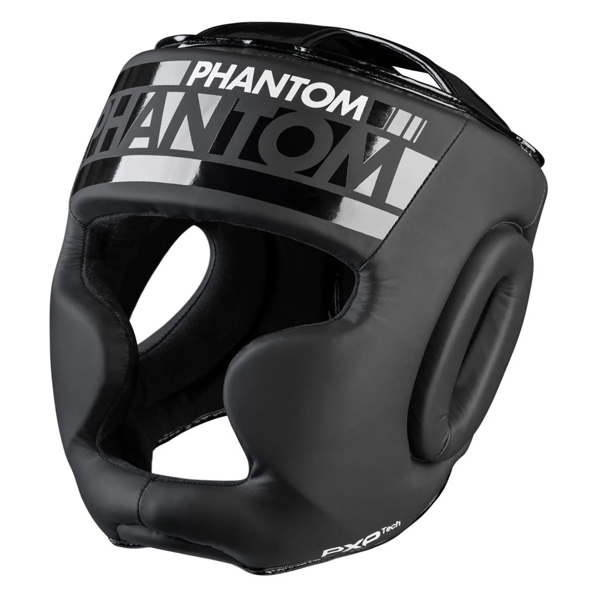 Боксерський шолом Phantom PU-шкіра універсальний чорний