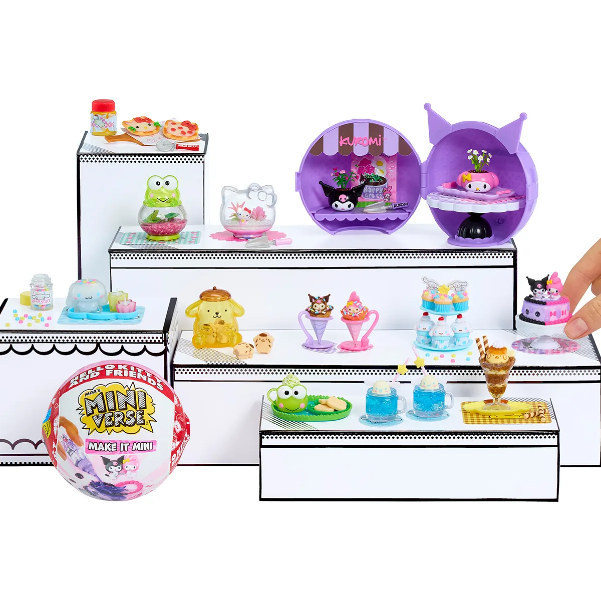 Игровой набор Miniverse Sanrio 20 32х30 48х29 97 см комбинированные материалы