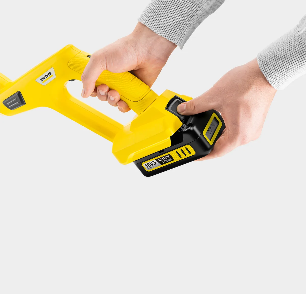 Аккумуляторный садовый триммер Karcher LTR 18-25, 18В, 25 см, 16 кг (без батареи и зарядного устройства)