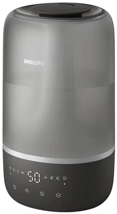 Зволожувач повітря Philips, класичне зволоження, серія 1000, для приміщень до 41 м2, об'єм 3 л, продуктивність 275 мл/год, електро