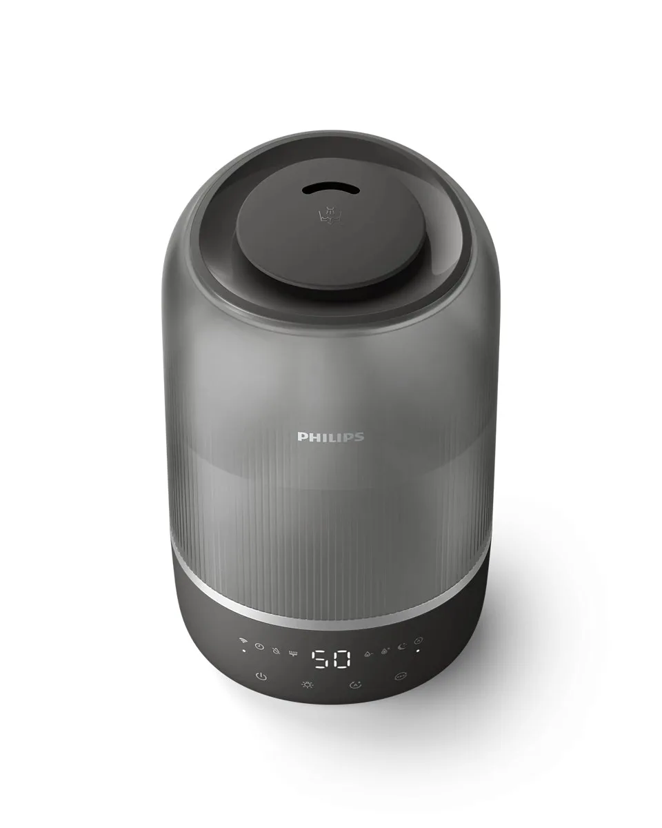 Зволожувач повітря Philips, класичне зволоження, серія 1000, для приміщень до 41 м2, об'єм 3 л, продуктивність 275 мл/год, електро