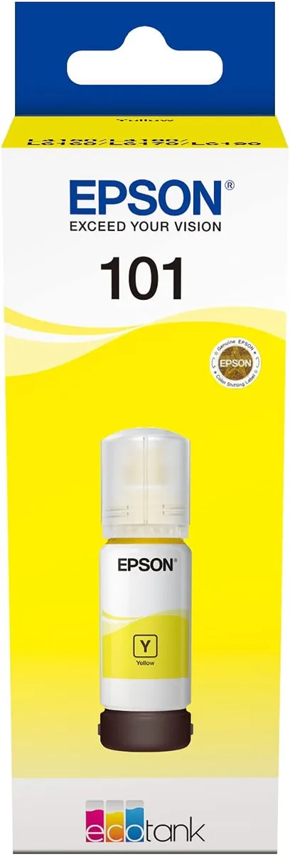 Контейнер з чорнилом Epson 101 EcoTank L14150/L4150/L4160/L4260/L4267/L4360/L6160/L6170/L6190/L6270/L6290 yellow