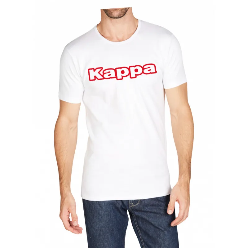 Футболка Kappa 100% бавовна XL біла чоловіча