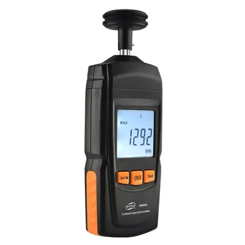 Тахометр безконтактний Benetech 19999 0-19999 об/хв пластик 157х55х33 мм чорний-білий