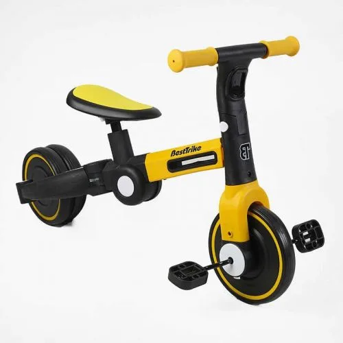 Велосипед 3-х колесный Best Trike для детей с ручкой и корзиной детский трицикл для прогулок