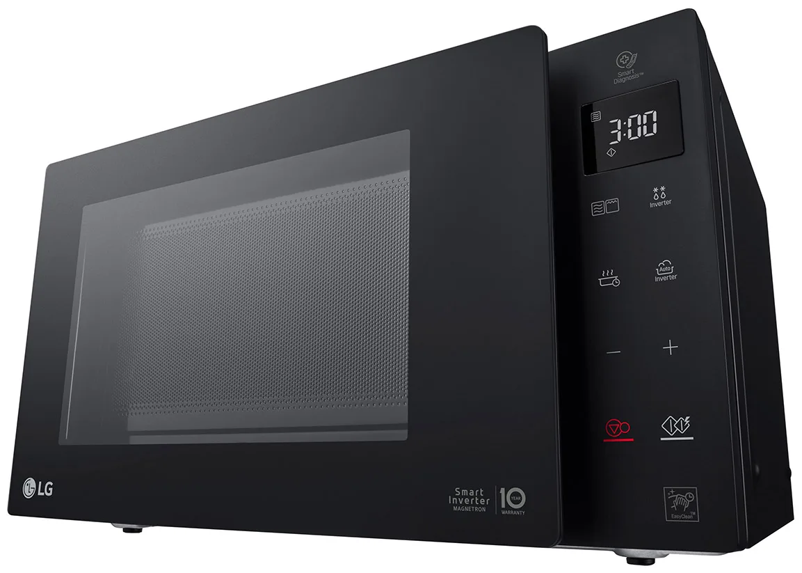 Микроволновая печь LG с грилем 23 л черная сенсорная