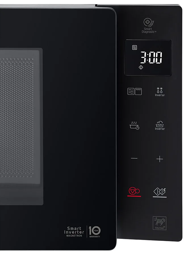 Микроволновая печь LG с грилем 23 л черная сенсорная