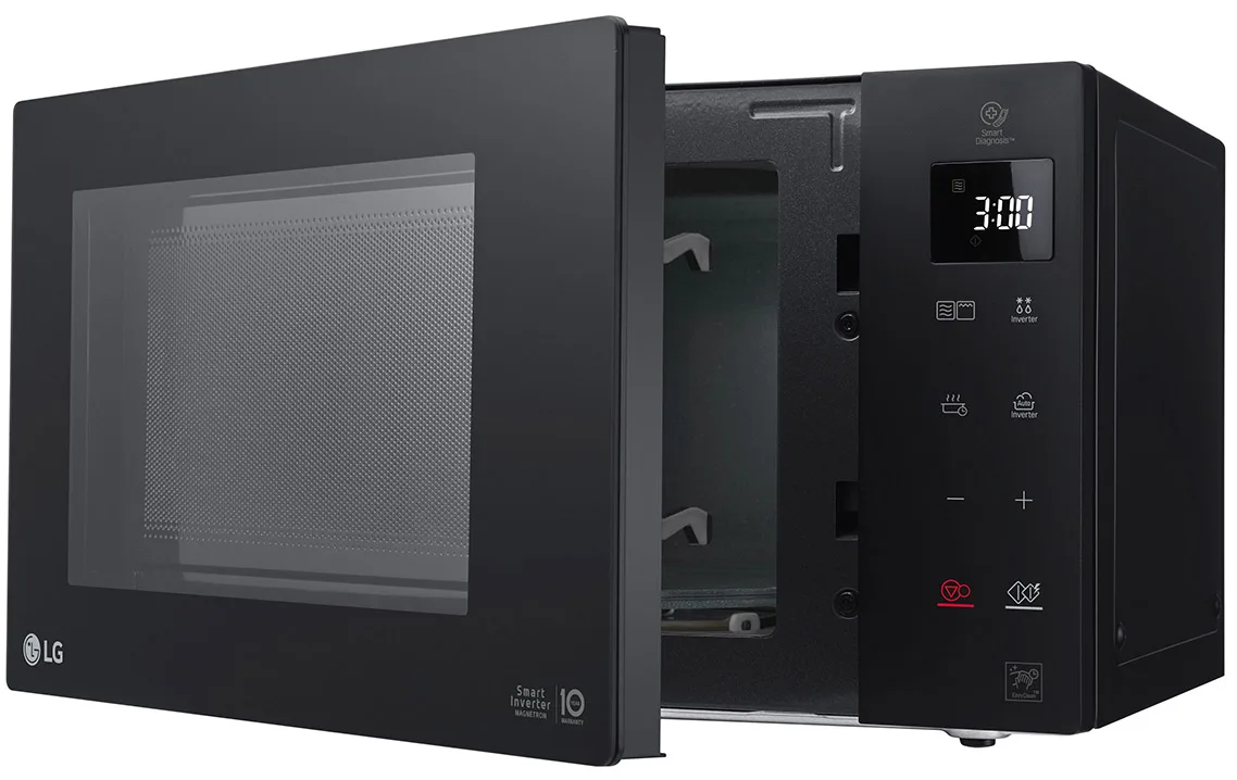 Микроволновая печь LG с грилем 23 л черная сенсорная