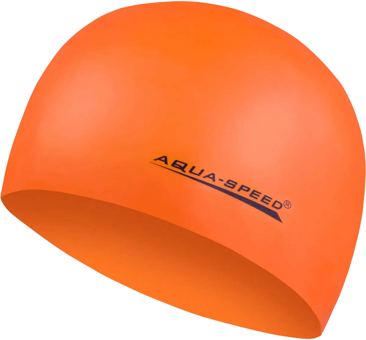 Шапка для плавання AQUA SPEED силіконова OSFM помаранчева