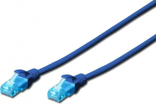 Патч-корд 2E CAT 5e, UTP, 10м, 26AWG, RJ45, 7/0.16, Cu, LSZH, синій