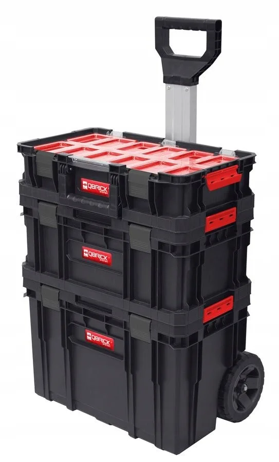 Набір ящиків для інструментів Qbrick пластик 530x380x670 мм чорний