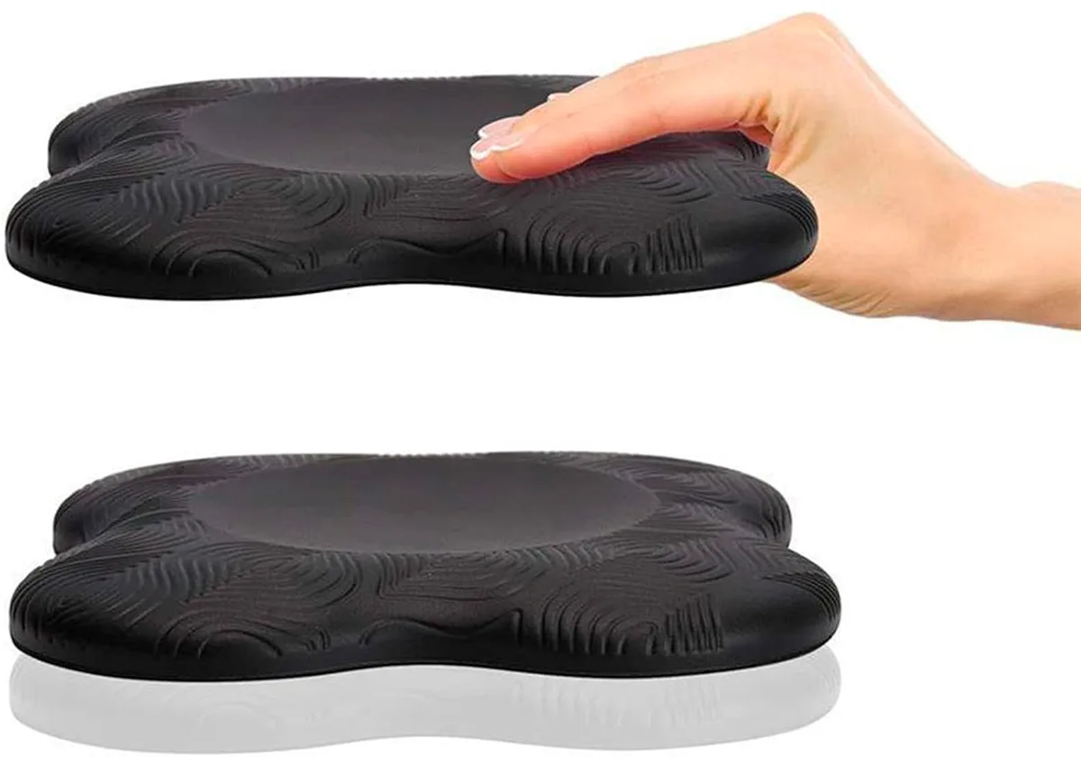 Підставки EasyFit під коліна та лікті TPE 20x20 см Чорні