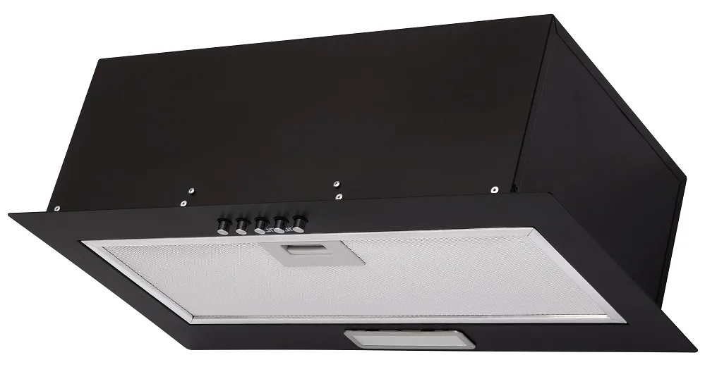 Вытяжка Jantar встраиваемая 52 см черная LED 650 куб.м/час