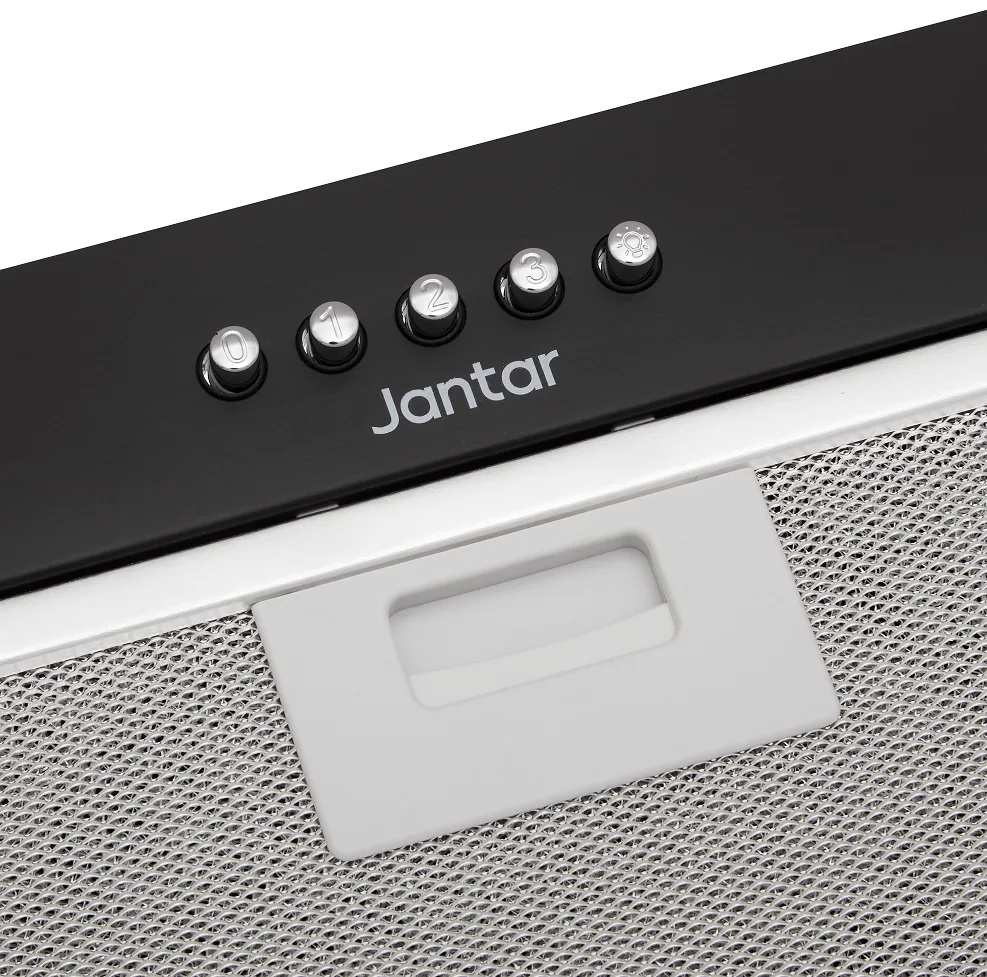 Вытяжка Jantar встраиваемая 52 см черная LED 650 куб.м/час