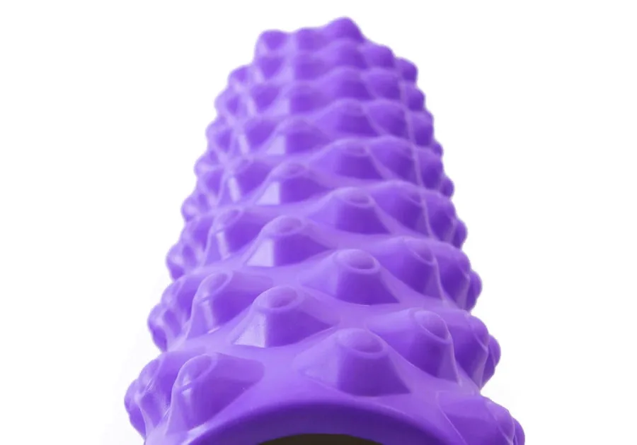 Масажний ролик EasyFit EVA 45 см Фіолетовий