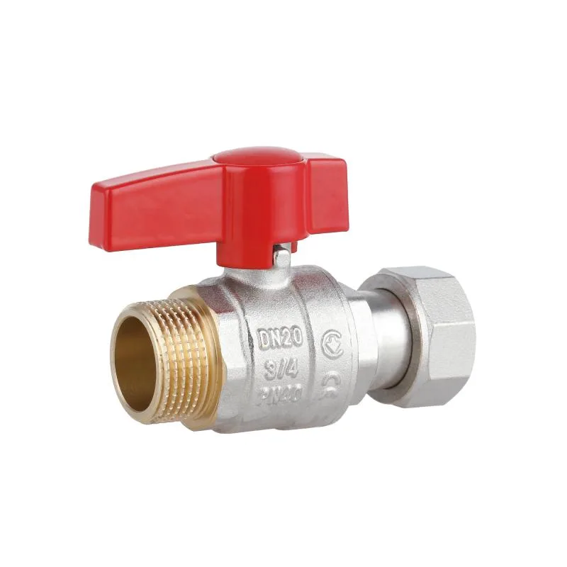 Кран кульовий 3/4" Thermo Alliance TAS261W20 латунь нікельований прямий