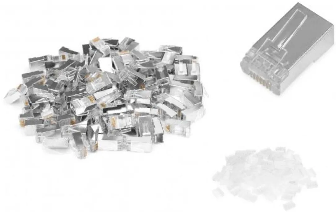 Конектор DIGITUS CАТ 6 RJ45, STP, 100шт.