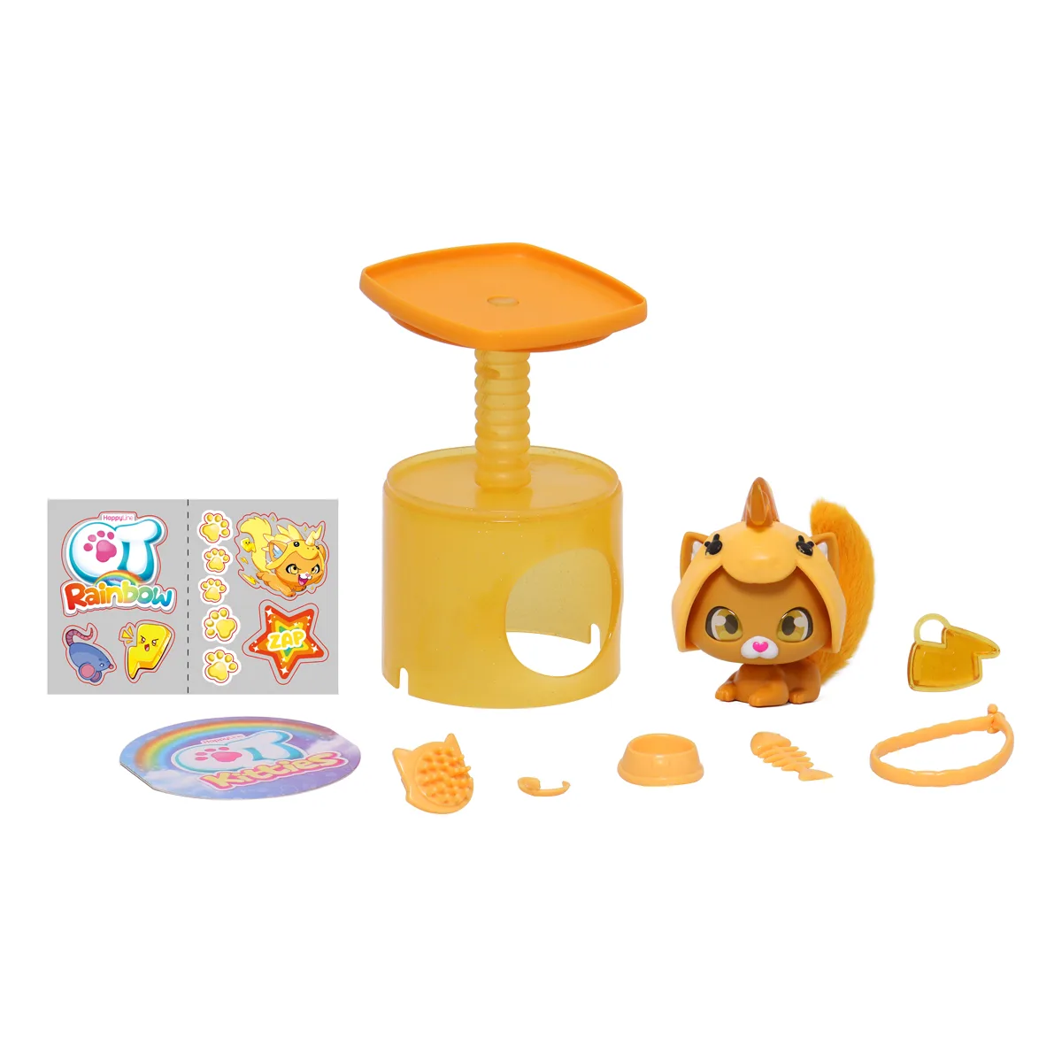 Игровой набор QT Kitties пластик 34х26х23 см Котенок Зап