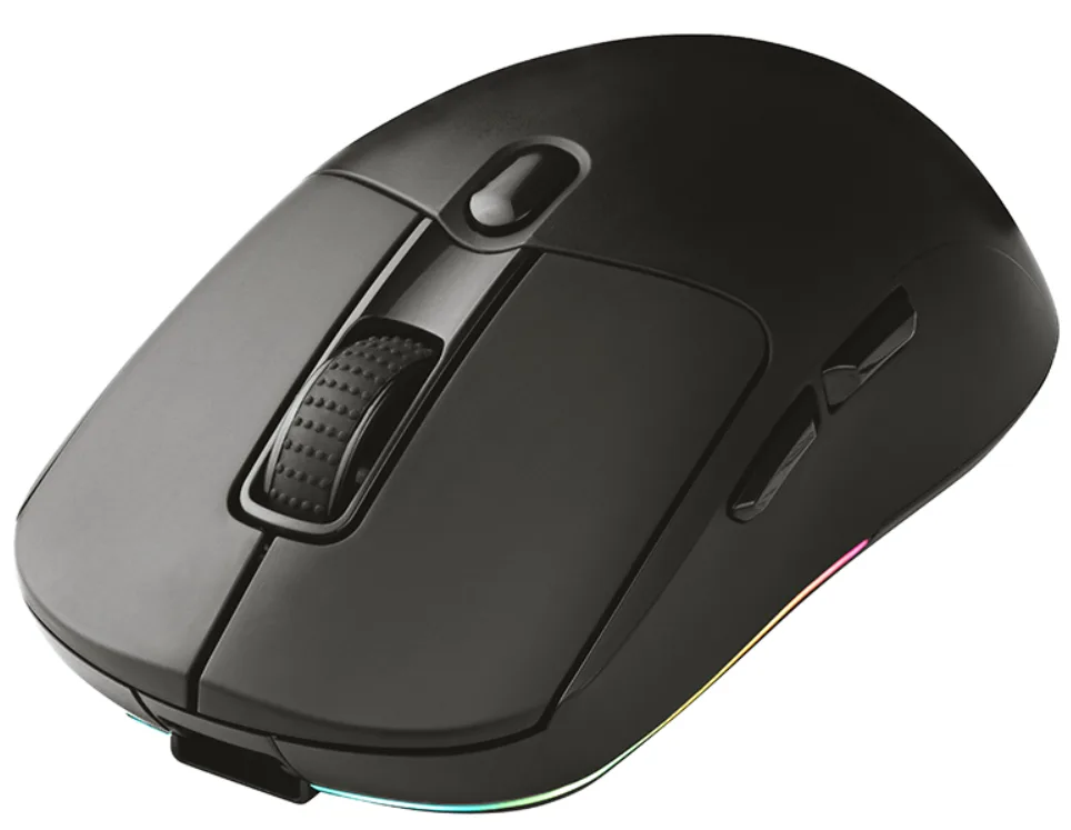 Комп'ютерна миша Tracer бездротова оптична чорна 2.4 ГГц Bluetooth RGB 7 кнопок