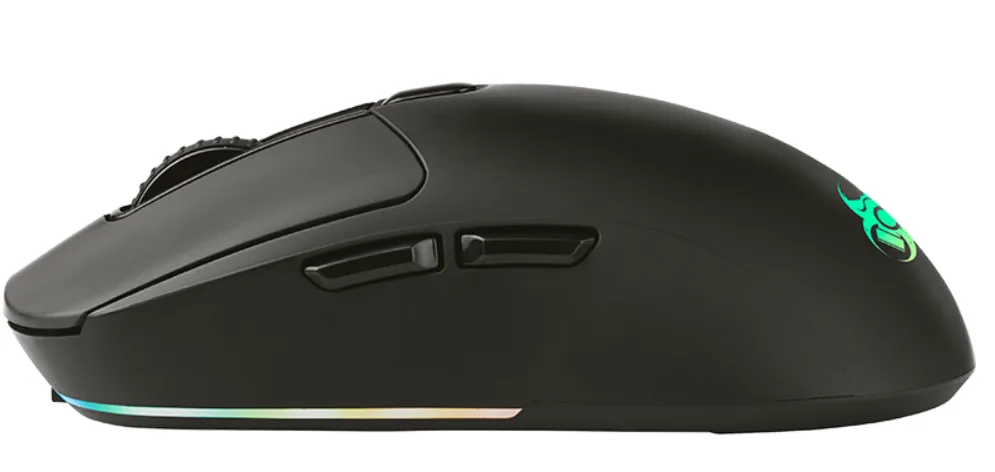 Комп'ютерна миша Tracer бездротова оптична чорна 2.4 ГГц Bluetooth RGB 7 кнопок
