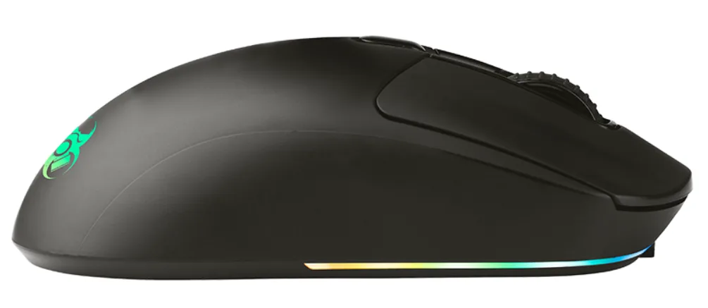 Комп'ютерна миша Tracer бездротова оптична чорна 2.4 ГГц Bluetooth RGB 7 кнопок