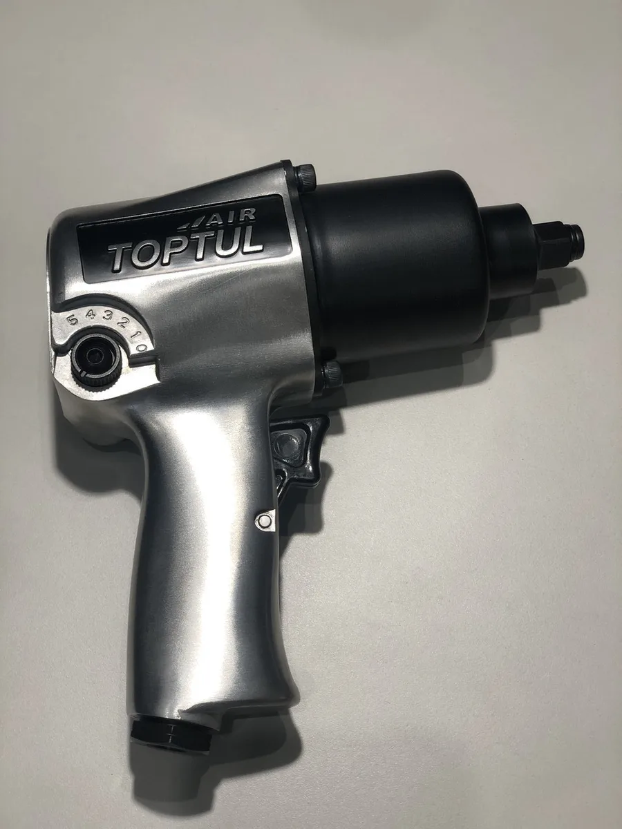 Гайковерт пневматичний Toptul KAAA1660B 1/2" 814 Нм метал 188x2,6 см чорний