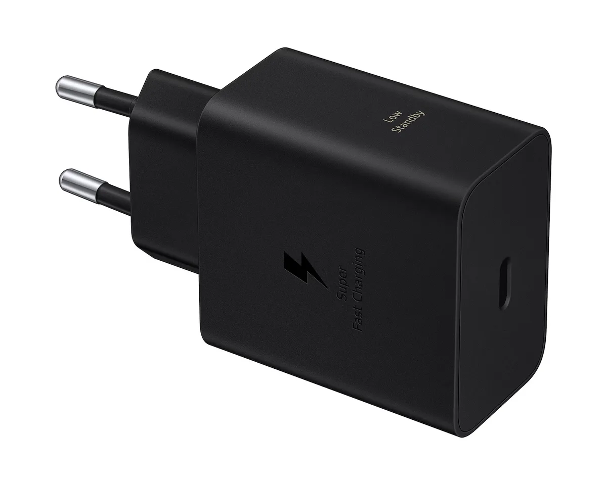Зарядний пристрій мережевий Samsung 60Вт USB-С PD PPS, чорний