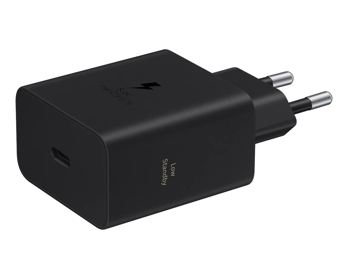 Зарядний пристрій мережевий Samsung 60Вт USB-С PD PPS, чорний