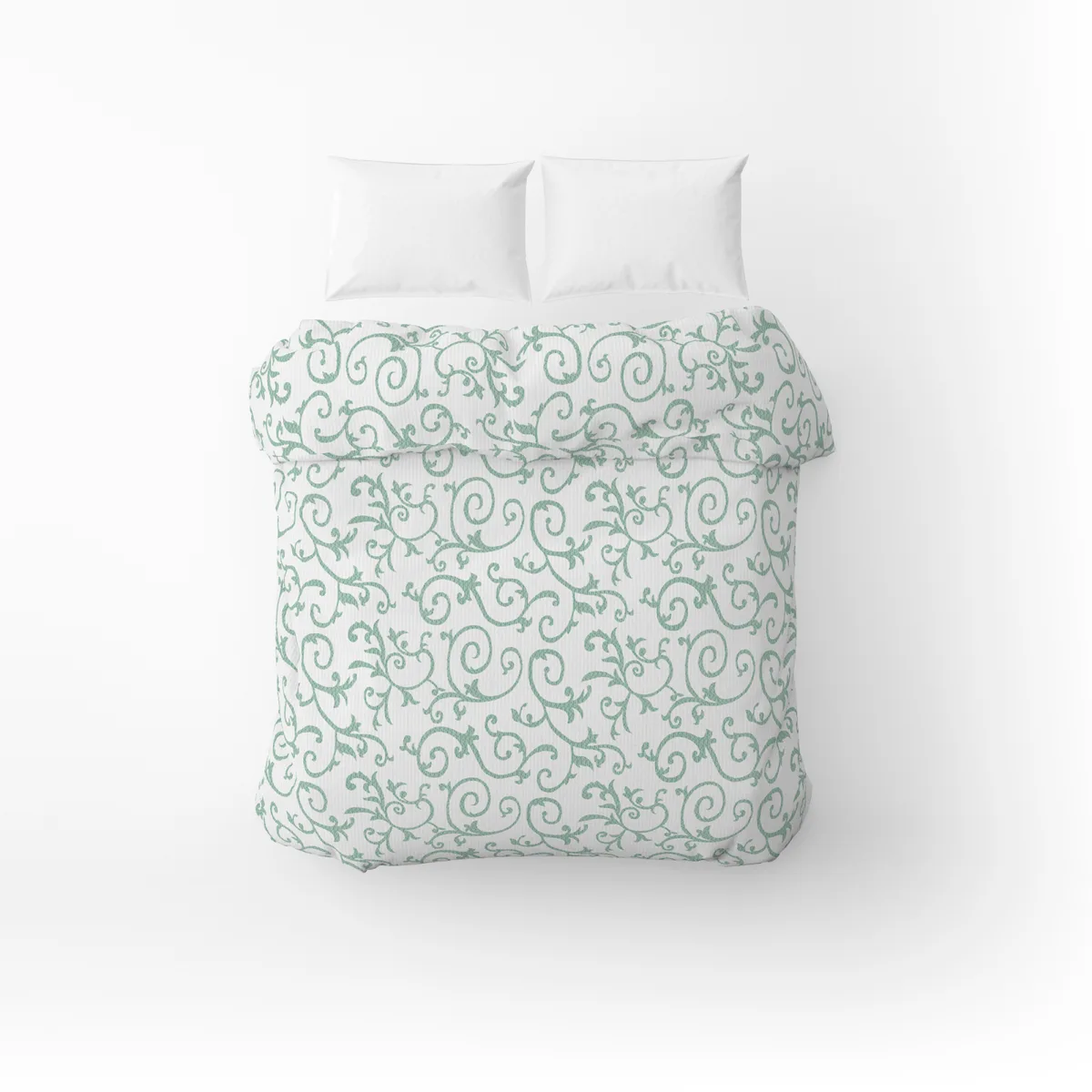 Підковдра бязева Home Line 145х215 см зелена 100% бавовна