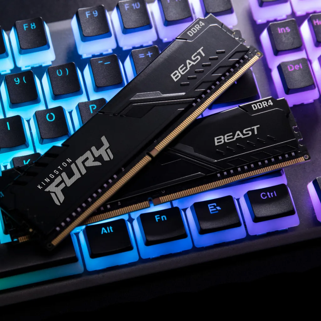 Пам'ять ПК Kingston DDR4 16GB KIT (8GBx2) 3200 FURY Beast