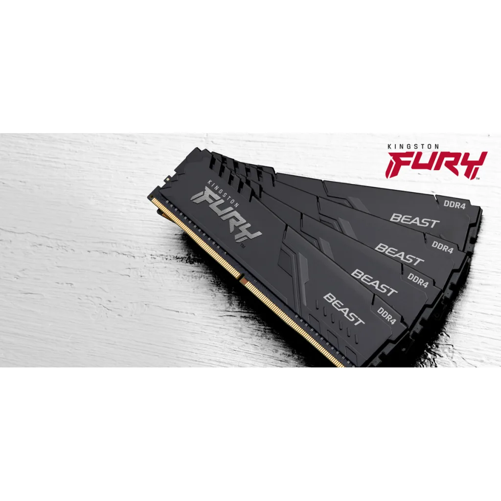 Пам'ять ПК Kingston DDR4 16GB KIT (8GBx2) 3200 FURY Beast