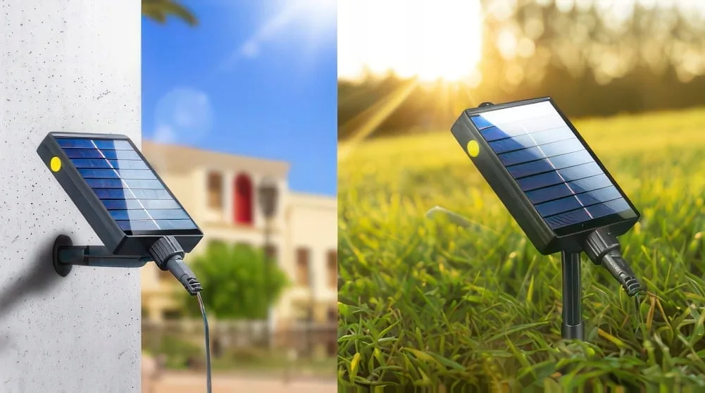 Сонячна гірлянда SuperLED пластикова 5,5 м тепле біле світло 30 LED-кульок IP65