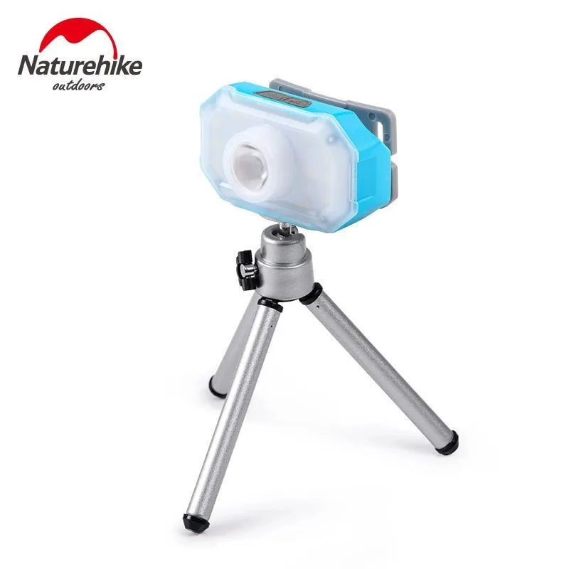 Ліхтар налобний Naturehike ABS 76х43х45 мм блакитний