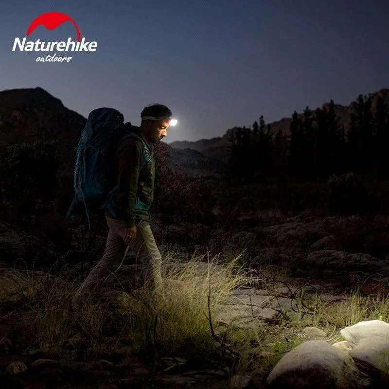 Ліхтар налобний Naturehike ABS 76х43х45 мм блакитний