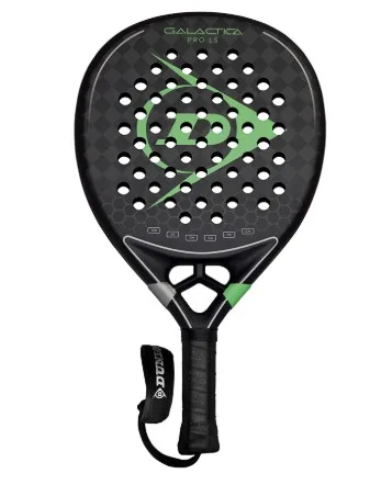 Ракетка для падел тенісу Dunlop EVA доросла чорна 365 г баланс 260 середній форма сльоза
